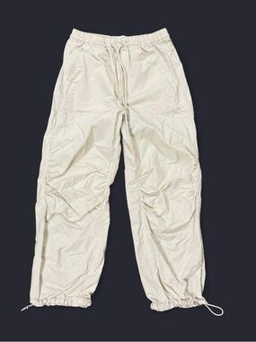 Abercrombie & Fitch Cream Parachute Pants Women’s Size S